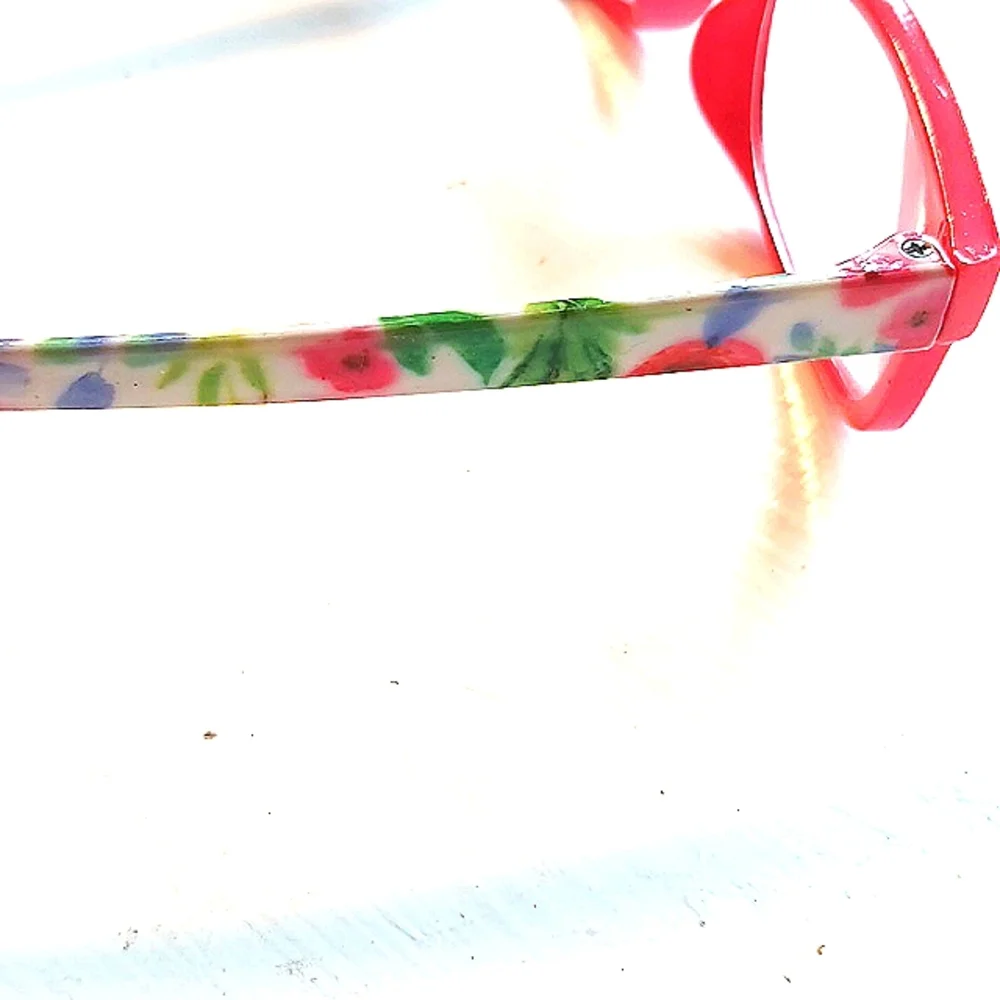 Roses +2.75‎ CORAL PINK Rose TREND Glasses Fun Stylish Reading Glasses